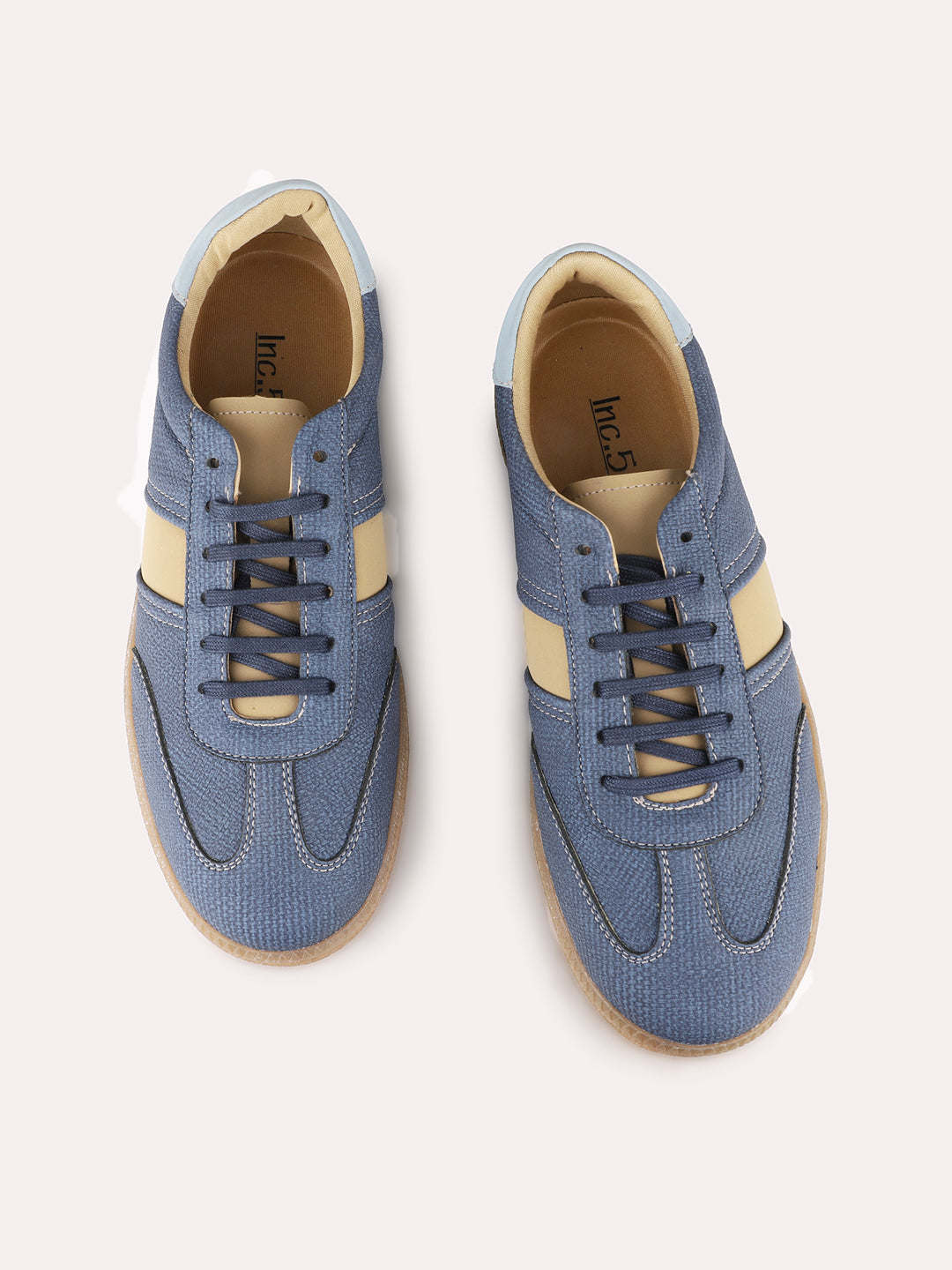 Women Navy Casual Solid Pointed Sneakers