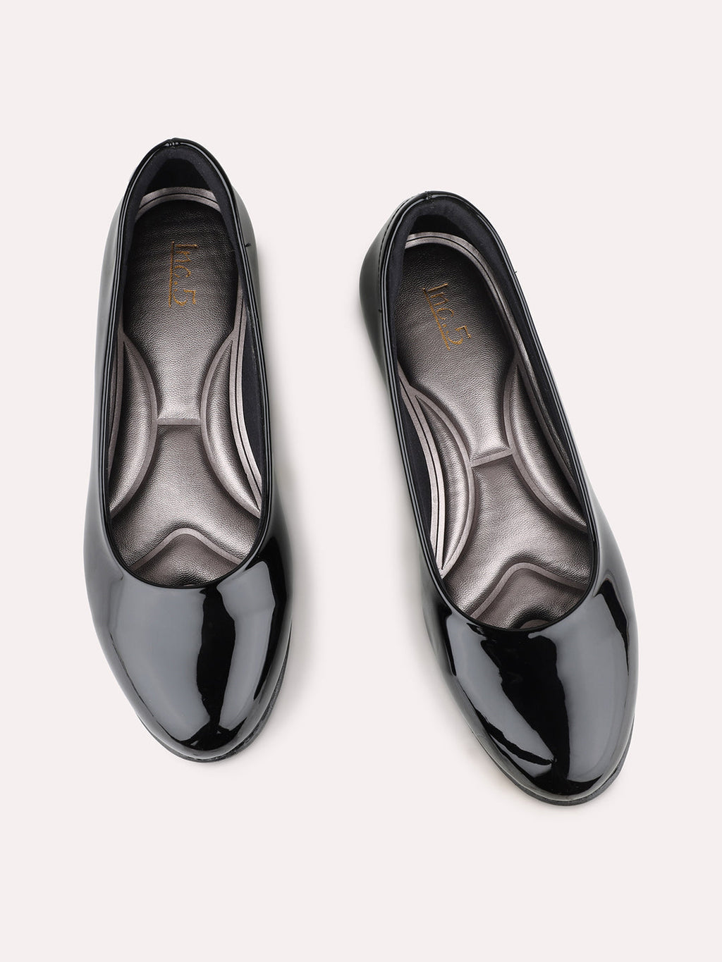 Women Black Casual Solid Pointed Flat Ballerinas