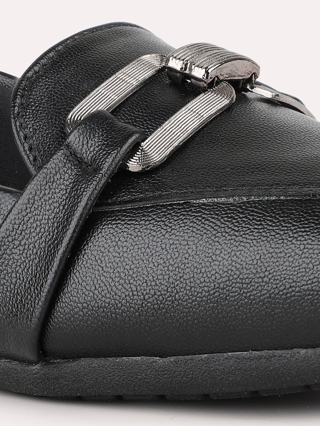 Women Black Casual Solid Pointed Pumps
